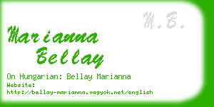marianna bellay business card